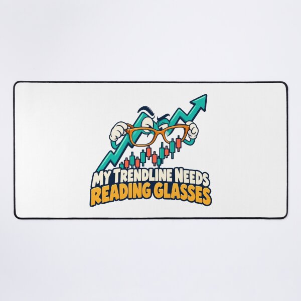 Item preview, My Trendline Needs Reading Glasses Funny Quote designed and sold by Bikivuno.
