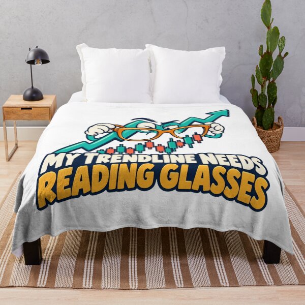 Item preview, My Trendline Needs Reading Glasses Funny Quote designed and sold by Bikivuno.