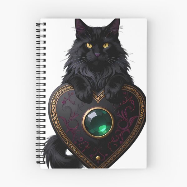 Item preview, Gothic Maine Coon Velvet Gold Planchette designed and sold by IllumeInk.