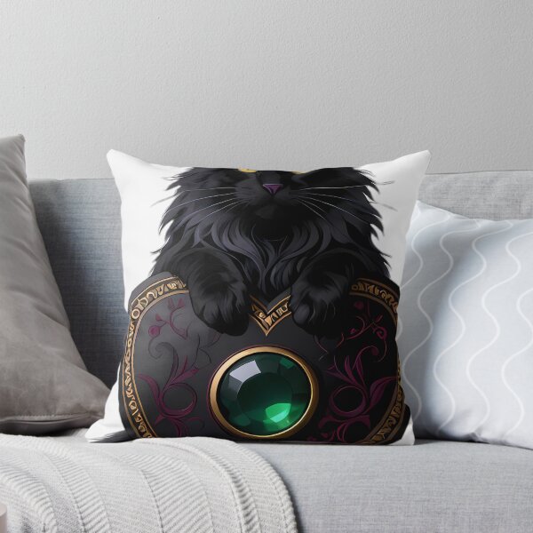 Item preview, Gothic Maine Coon Velvet Gold Planchette designed and sold by IllumeInk.