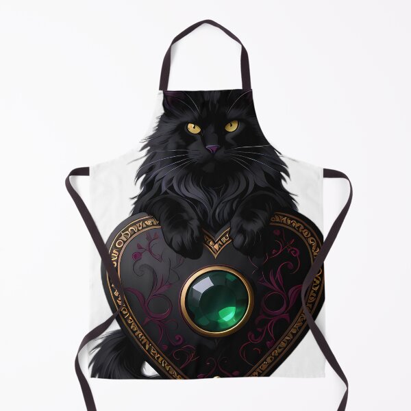 Item preview, Gothic Maine Coon Velvet Gold Planchette designed and sold by IllumeInk.