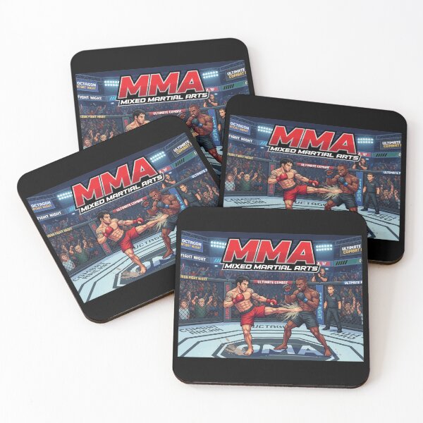 Item preview, Retro Pixel MMA Fighting Arena Design designed and sold by JESSICATANLEY.