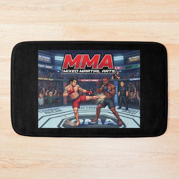 Item preview, Retro Pixel MMA Fighting Arena Design designed and sold by JESSICATANLEY.