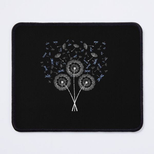 Item preview, Dandelion Dragonflies Botanical Nature Silhouette Design designed and sold by Ostericaimusa.