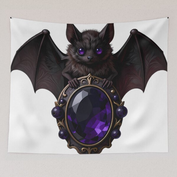 Item preview, Gothic Fruit Bat Nightshade Planchette designed and sold by IllumeInk.