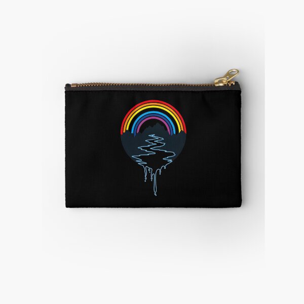 Item preview, Rainbow River Mountains Dripping Paint Art designed and sold by lamercarv.