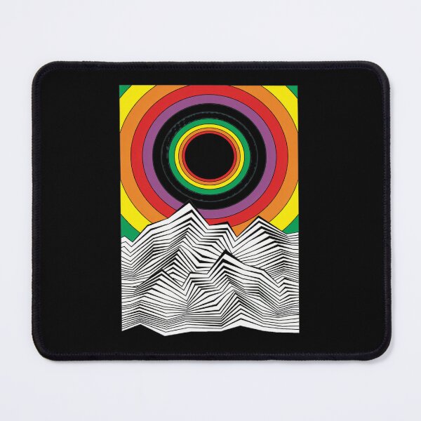 Item preview, Rainbow Vortex Mountain Abstract Art designed and sold by bezaperina.