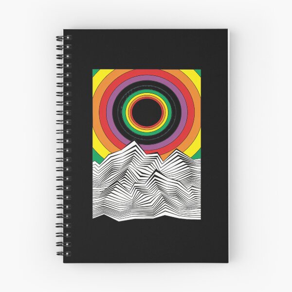 Item preview, Rainbow Vortex Mountain Abstract Art designed and sold by bezaperina.