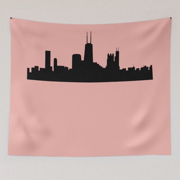 Artikelvorschau, Skyline von Chicago entworfen und verkauft von Ribeiro-Art.
