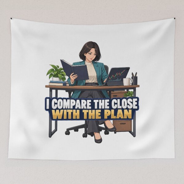 Item preview, I Compare the Close with the Plan Anime Trader designed and sold by Bikivuno.
