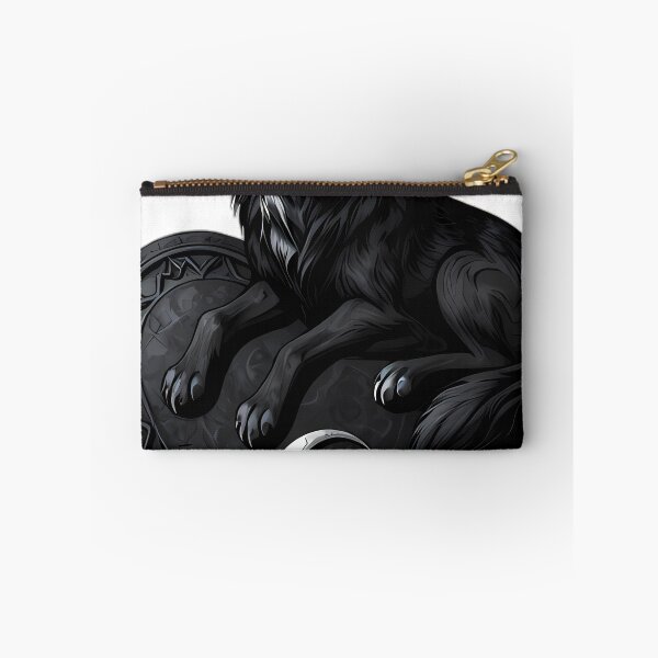 Item preview, Gothic Timber Wolf Crescent Moon Planchette designed and sold by IllumeInk.