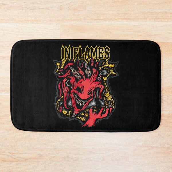 Item preview, Angry Demon Artwork with Band Name Script designed and sold by Marcelaul.