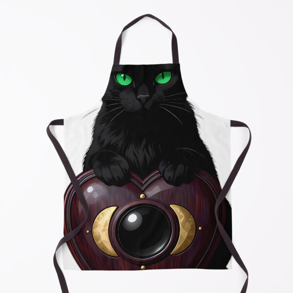 Item preview, Gothic Black Cat Triple Moon Planchette designed and sold by IllumeInk.