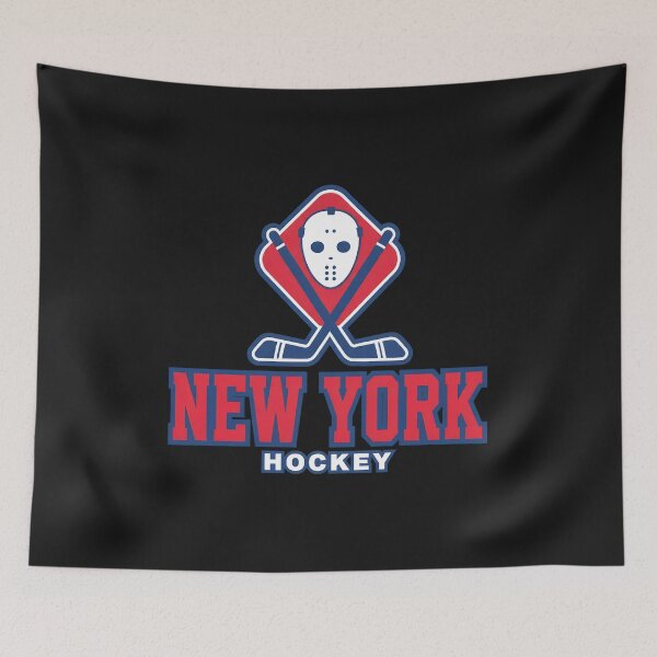 Item preview, New York Hockey Retro Goalie Mask  designed and sold by charlieMcCauley.