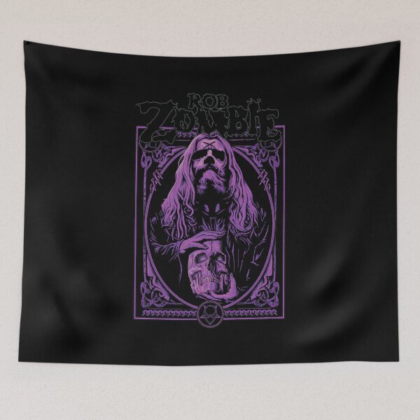 Item preview, Rob Zombie Skull Portrait Gothic Style Print designed and sold by Marcelaul.
