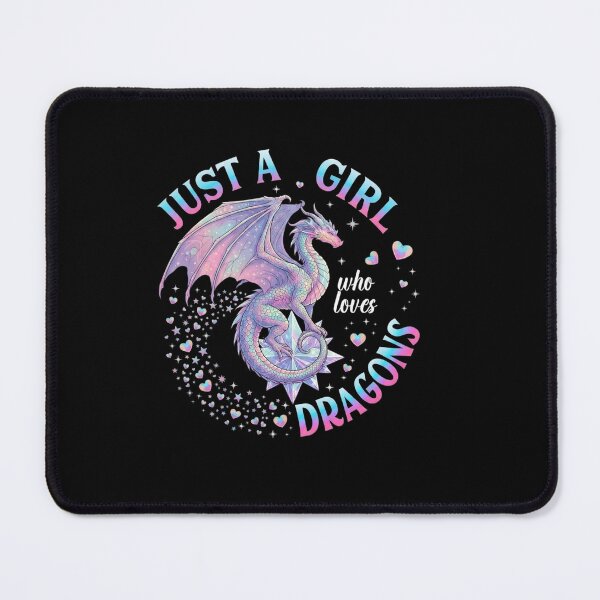Item preview, Just a Girl Who Loves Dragons Cute Pastel Fantasy Design designed and sold by Ostericaimusa.