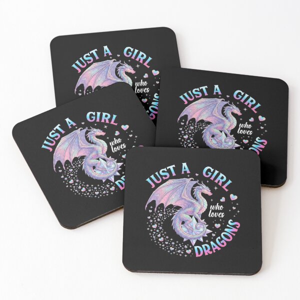 Item preview, Just a Girl Who Loves Dragons Cute Pastel Fantasy Design designed and sold by Ostericaimusa.