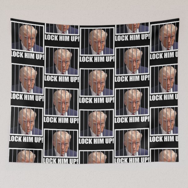 Item preview, Lock Him Up Trump Mugshot designed and sold by Bayle-ighHu.