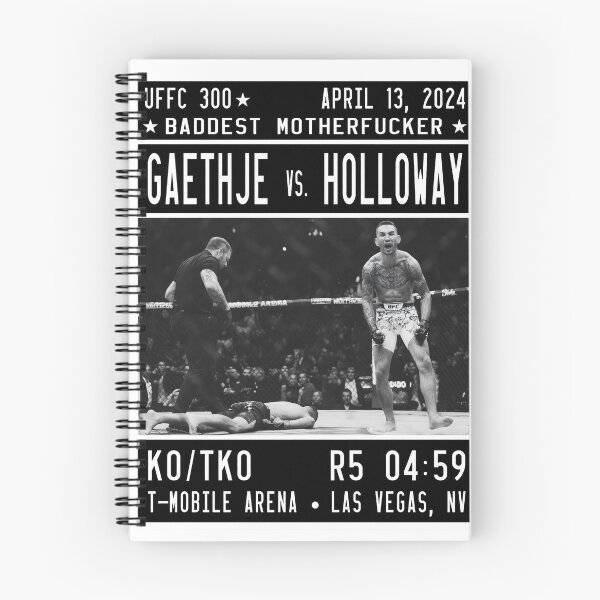 Item preview, Holloway vs Gaethje UFC 300 Knockout Event Poster designed and sold by JESSICATANLEY.