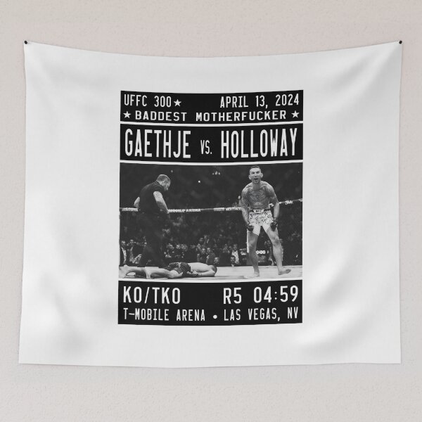 Item preview, Holloway vs Gaethje UFC 300 Knockout Event Poster designed and sold by JESSICATANLEY.