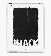 Black Artwork iPad Case/Skin