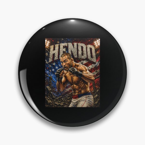 Item preview, American MMA Fighter Legend Hendo Poster Art designed and sold by JESSICATANLEY.