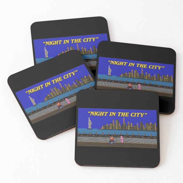 Item preview, Retro 8-Bit Boxing Training NYC Skyline designed and sold by JESSICATANLEY.
