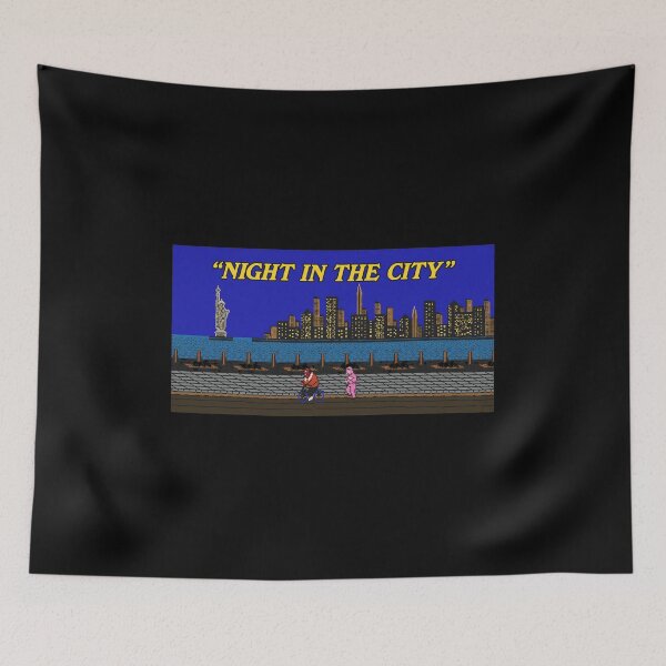 Item preview, Retro 8-Bit Boxing Training NYC Skyline designed and sold by JESSICATANLEY.