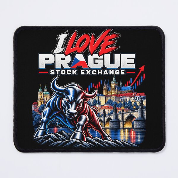 Item preview, I Love Prague Stock Exchange Bull designed and sold by NOVYXEL.