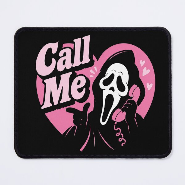 Item preview, Call Me Ghostface Pink Heart Graphic for Horror Fans designed and sold by AzulAdams.