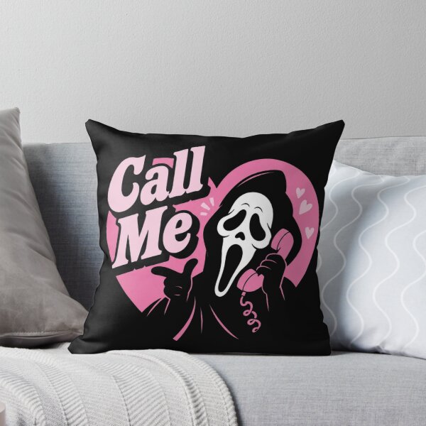 Item preview, Call Me Ghostface Pink Heart Graphic for Horror Fans designed and sold by AzulAdams.