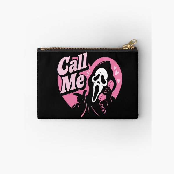 Item preview, Call Me Ghostface Pink Heart Graphic for Horror Fans designed and sold by AzulAdams.