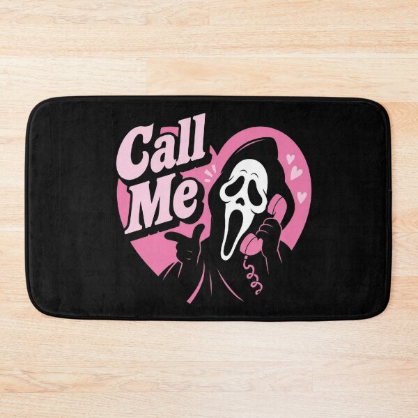 Item preview, Call Me Ghostface Pink Heart Graphic for Horror Fans designed and sold by AzulAdams.