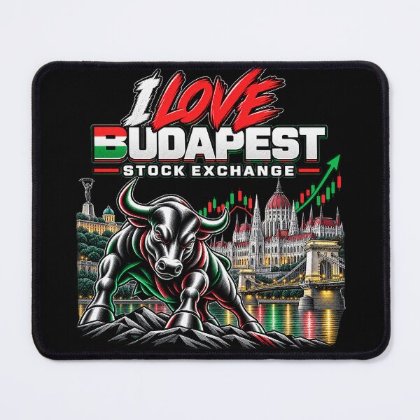 Item preview, I Love Budapest Stock Exchange Bull designed and sold by NOVYXEL.