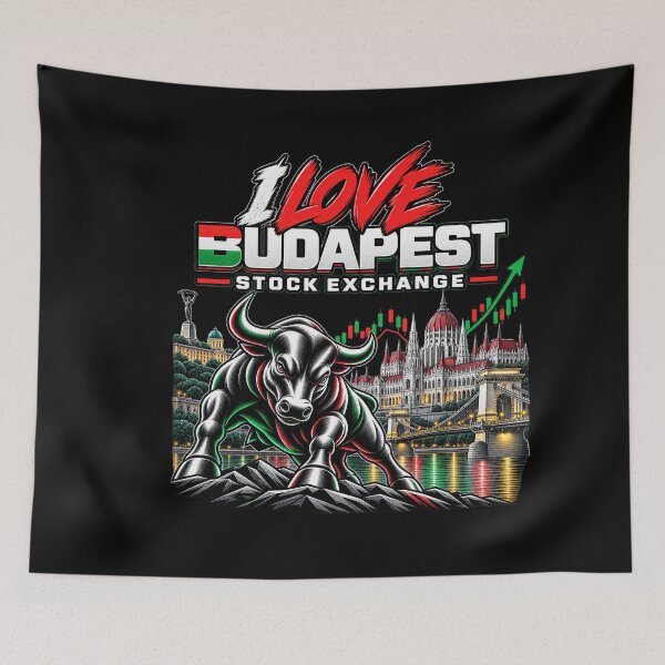 Item preview, I Love Budapest Stock Exchange Bull designed and sold by NOVYXEL.
