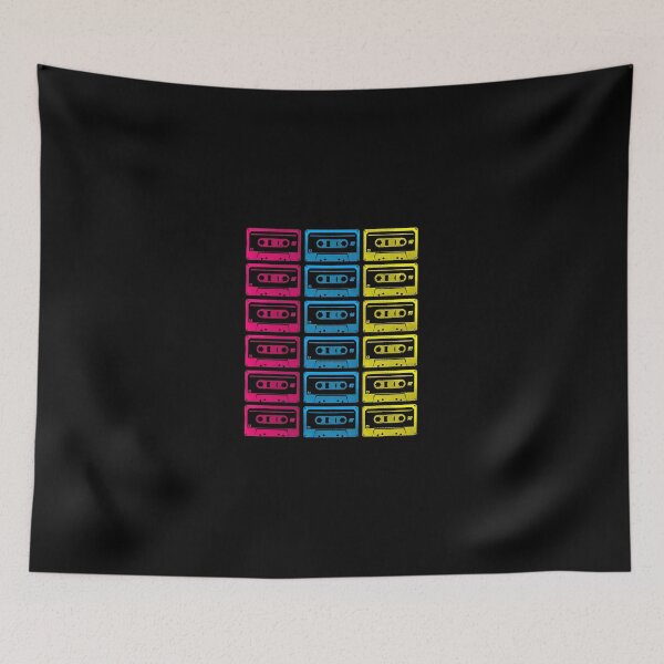 Item preview, Retro Cassette Tape Collage designed and sold by lamercarv.