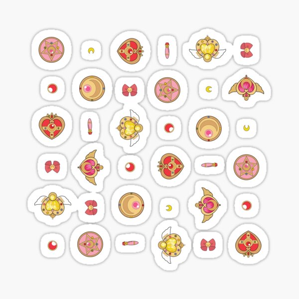 sailor moon - pattern 2 Sticker