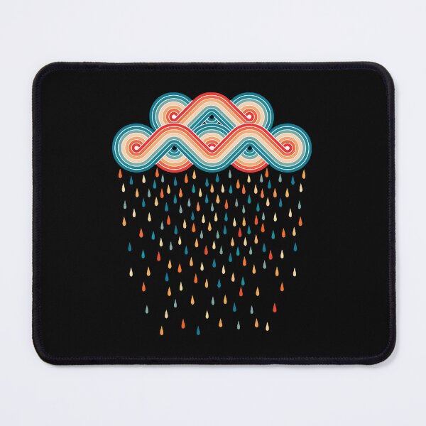 Item preview, Retro Cloud Rainbow Rain Pattern designed and sold by andrasmar.
