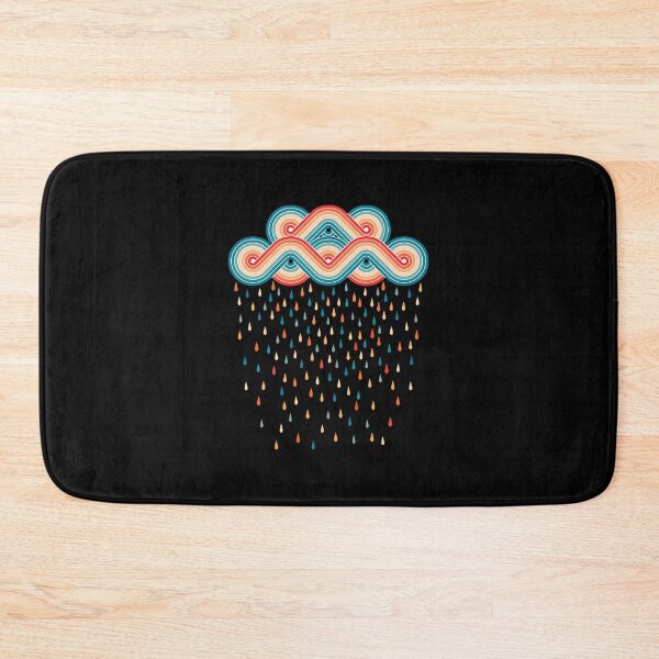 Item preview, Retro Cloud Rainbow Rain Pattern designed and sold by andrasmar.