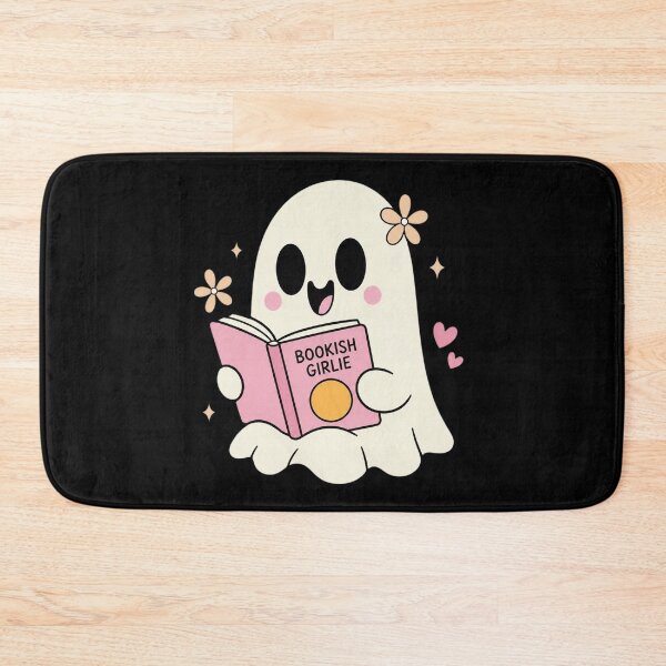 Item preview, Bookish Girlie Ghost Pink Cartoon Graphic for Book Lovers designed and sold by bernicepgossc.