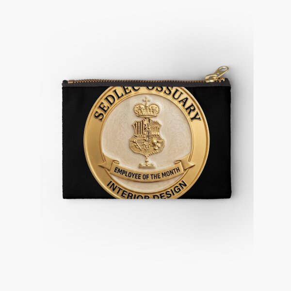 Item preview, Sedlec Ossuary Interior Design - Employee of the Month Fake Badge designed and sold by RogueSquirrels.