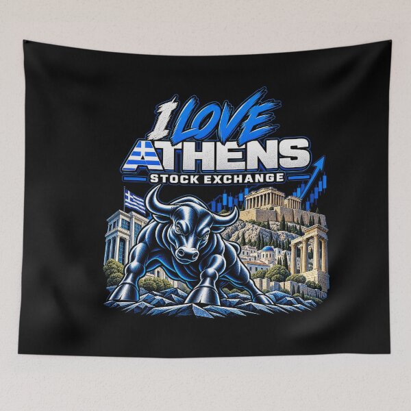 Item preview, I Love Athens Stock Exchange Bull designed and sold by NOVYXEL.