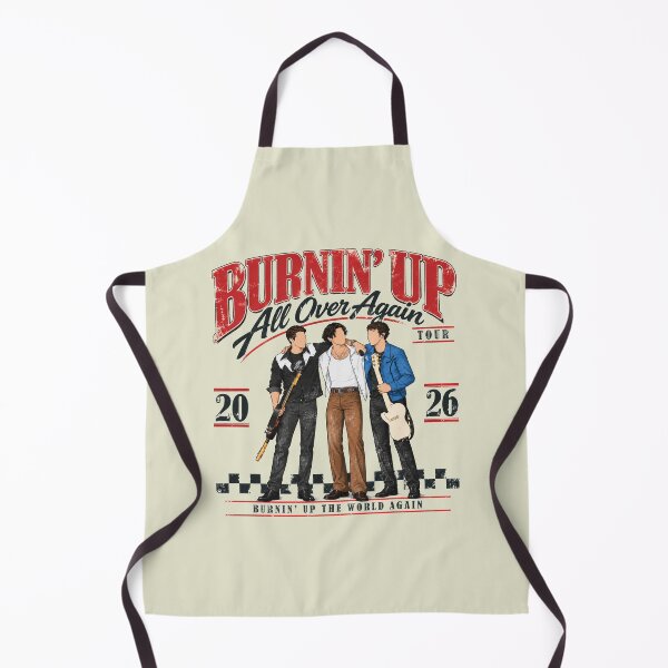 Item preview, Burnin’ Up All Over Again 2000s Tour Date JB Fan J Brothers Burnin’ Up Tour  designed and sold by Kovav.