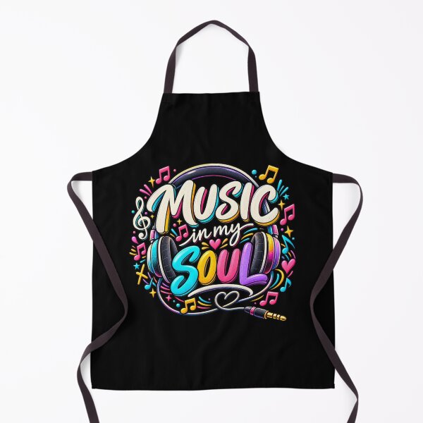 Item preview, Music in My Soul – Colorful Headphones Music Lover Design designed and sold by RJACreative.