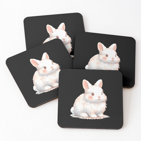 Item preview, Cute Coquette White Rabbit Sketch designed and sold by CosmosUK.