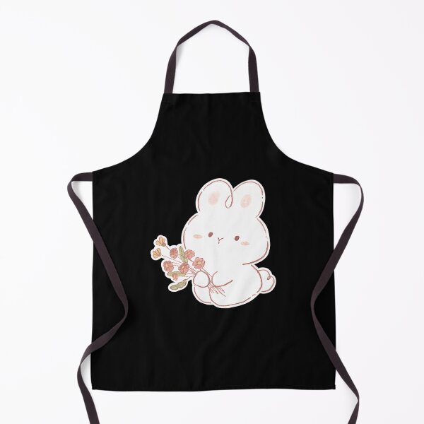 Item preview, Cute Easter Bunny With Flower Bouquet designed and sold by CosmosUK.
