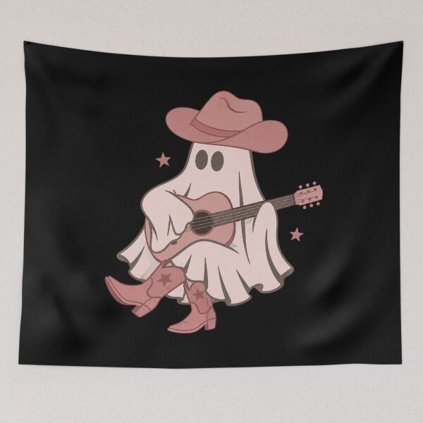 Item preview, Cowboy Ghost With Guitar For Cowgirl Fans designed and sold by BethanyAguirre.