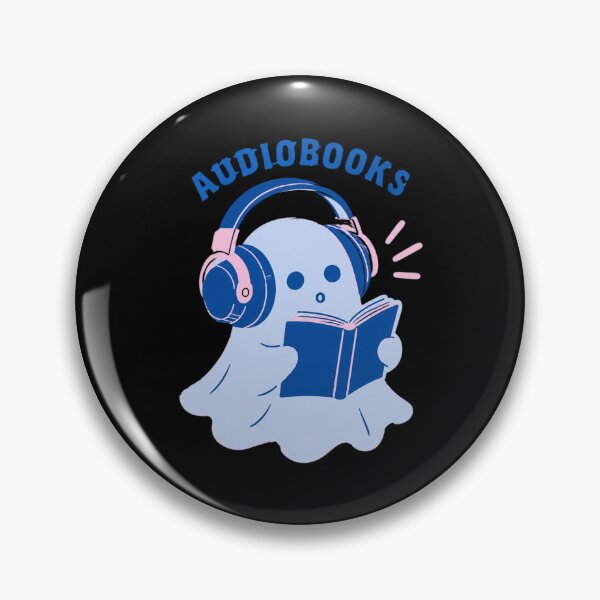 Item preview, Audiobooooks Cute Ghost for Book Lovers designed and sold by Biancadann.