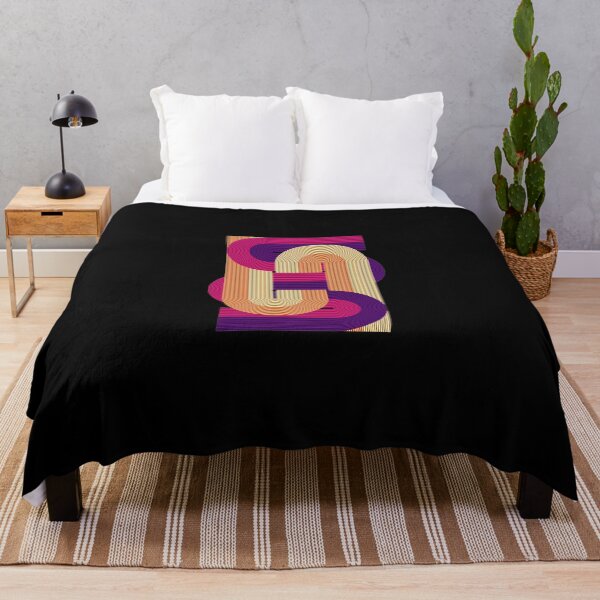 Item preview, Retro Geometric Abstract Line Art Orange Black designed and sold by fetzrolfs.