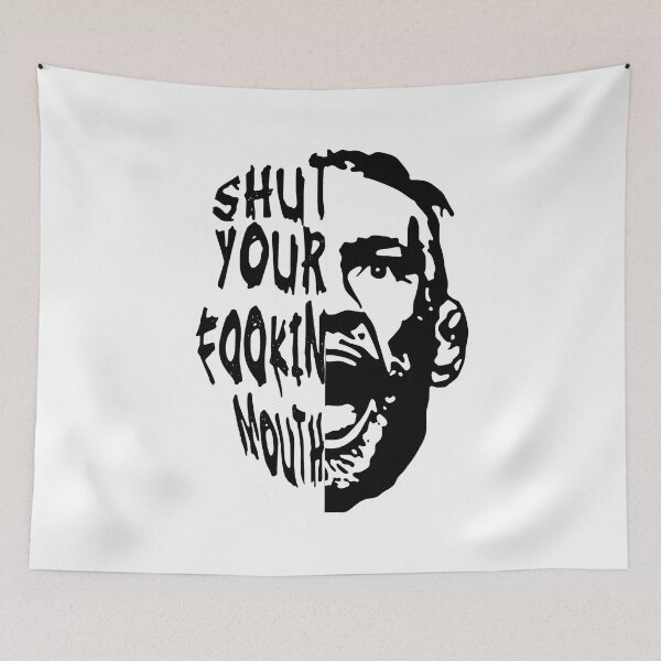 Item preview, Irish Fighter Trash Talk Split Face Art designed and sold by JESSICATANLEY.